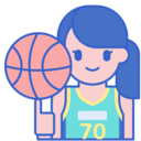 sports and competition,woman,avatar,sport,people,girl,basketball,athletic,sporty,basketball player ok 